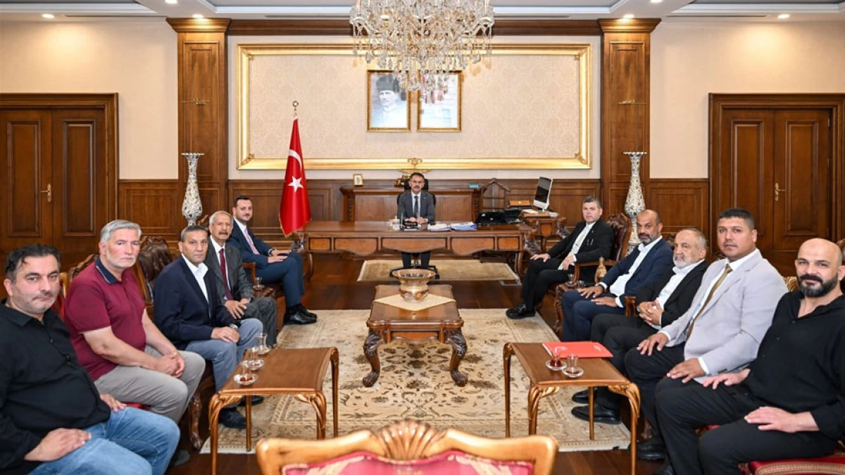 Roman Koordinat&ouml;rlerinden Vali Aktaş&rsquo;a Ziyaret