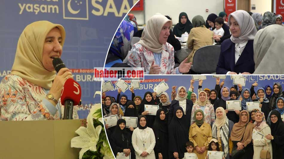 Saadet Partisi Kadın Kolları Genel Başkanı Ekinci Kocaeli'de 