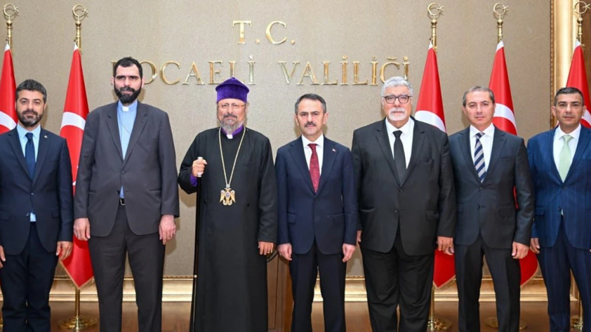 T&uuml;rkiye Ermenileri Patriğinden Kocaeli'ye s&uuml;rpriz ziyaret