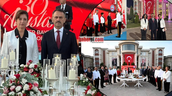 Vali İlhami Aktaş ve Eşi Song&uuml;l Aktaş ev sahipliğinde Zafer Bayramı Resepsiyonu D&uuml;zenledi
