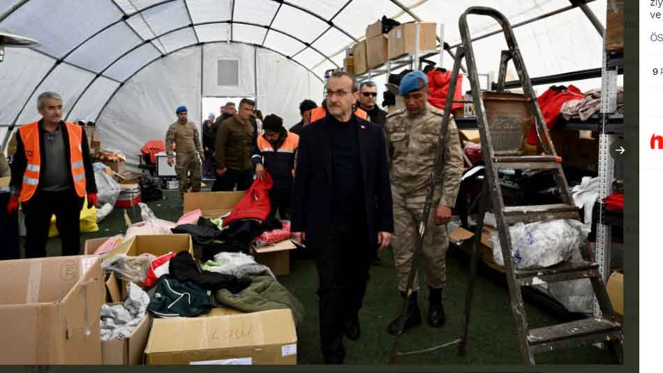 Vali Seddar Yavuz deprem bölgesinden çağrıda bulundu