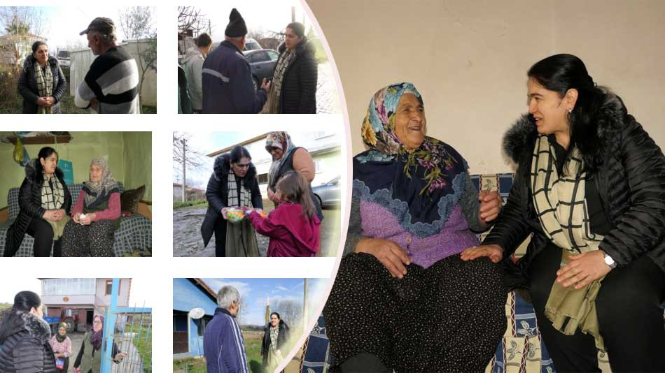 Vali Yavuz'un eşi Selda Yavuz Kandıra'da gönüllere dokundu 